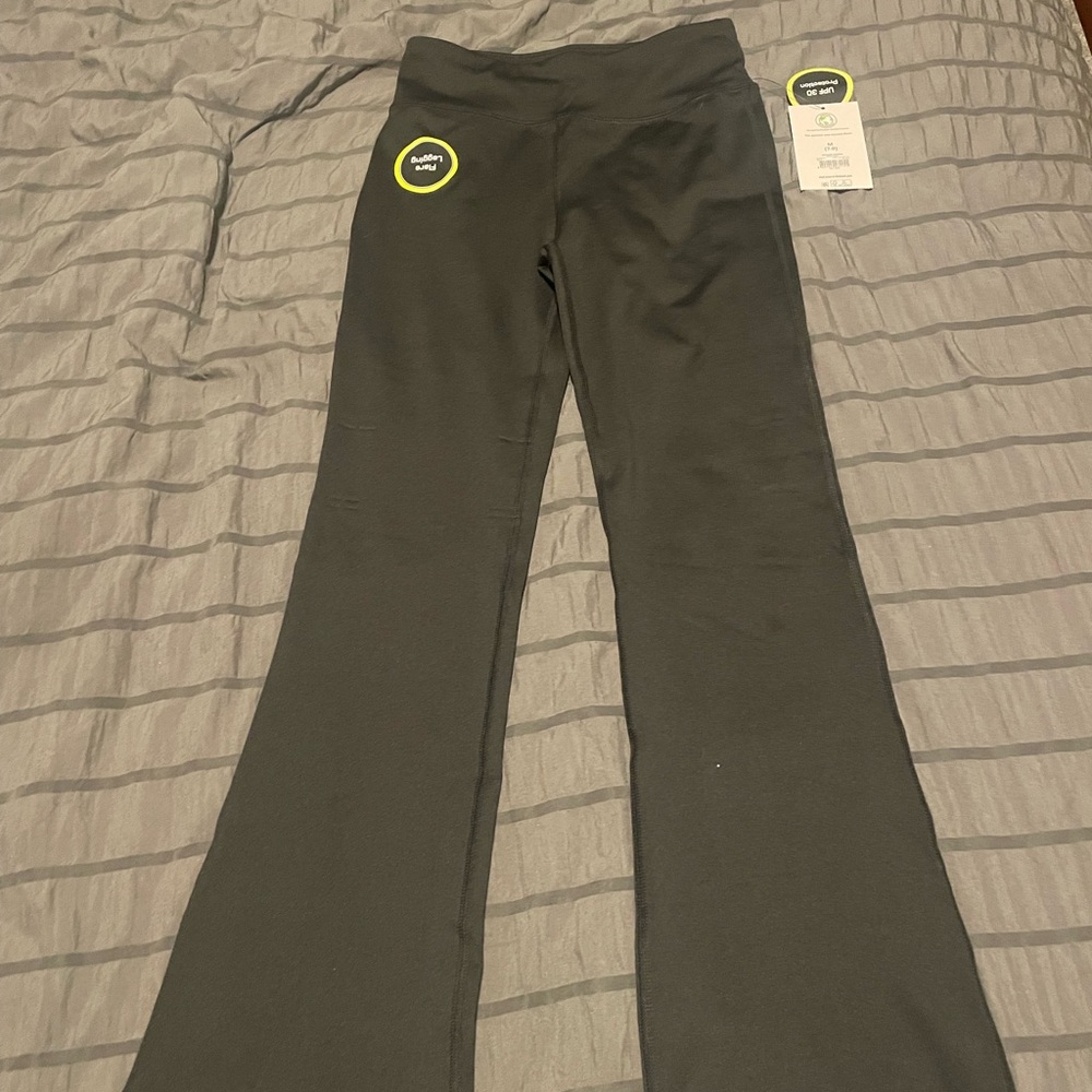 Athletic Works Kids Black Flared Leggings